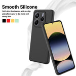 For Xiaomi Redmi Note 14 5G Case Liquid Silicone Phone Back Cover with Hand Strap