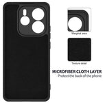 For Xiaomi Redmi Note 14 5G Case Liquid Silicone Phone Back Cover with Hand Strap