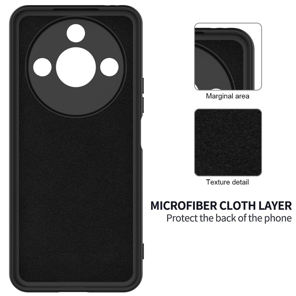 For Honor X60 5G / Honor X9c Smart 5G Case Liquid Silicone Phone Back Cover with Hand Strap