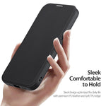 DUX DUCIS For iPhone 17e / 16e Leather Case  Skin X Pro Series Flip Cover Compatible with MagSafe