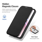 DUX DUCIS For iPhone 17e / 16e Leather Case  Skin X Pro Series Flip Cover Compatible with MagSafe