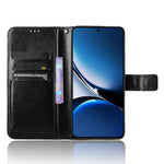 Xiaomi Redmi Turbo 4 5G / Xiaomi Poco X7 Pro 5G PU-läderskal med rem Crazy Horse Texture Phone Fold Cover