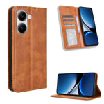 Xiaomi Redmi Turbo 4 5G / Xiaomi Poco X7 Pro 5G Retro PU-läderfodral mobilplånboksfodral Stativfodral