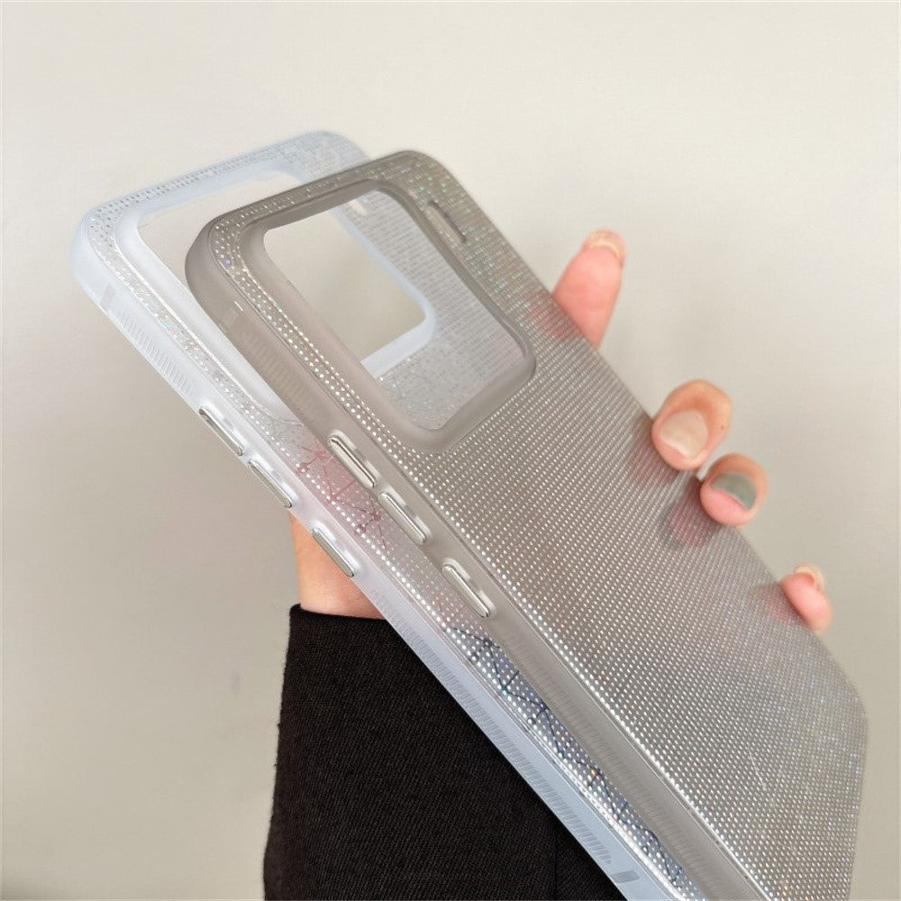 Q.COO For Xiaomi 15 Pro Case Sparkling Soft TPU Phone Protective Back Cover