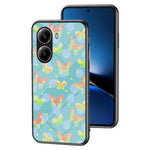 For Xiaomi Redmi Turbo 4 5G Case Butterfly Pattern TPU + Tempered Glass Protective Phone Cover
