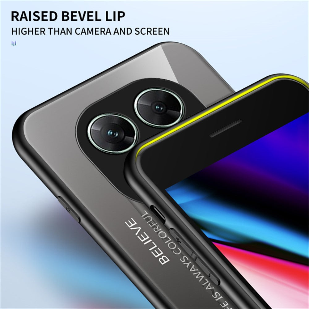For Xiaomi Poco X7 5G Case Anti-Scratch Tempered Glass + PC+TPU Phone Cover