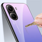 For Xiaomi Redmi Turbo 4 5G Case Anti-Scratch Tempered Glass + PC+TPU Phone Cover
