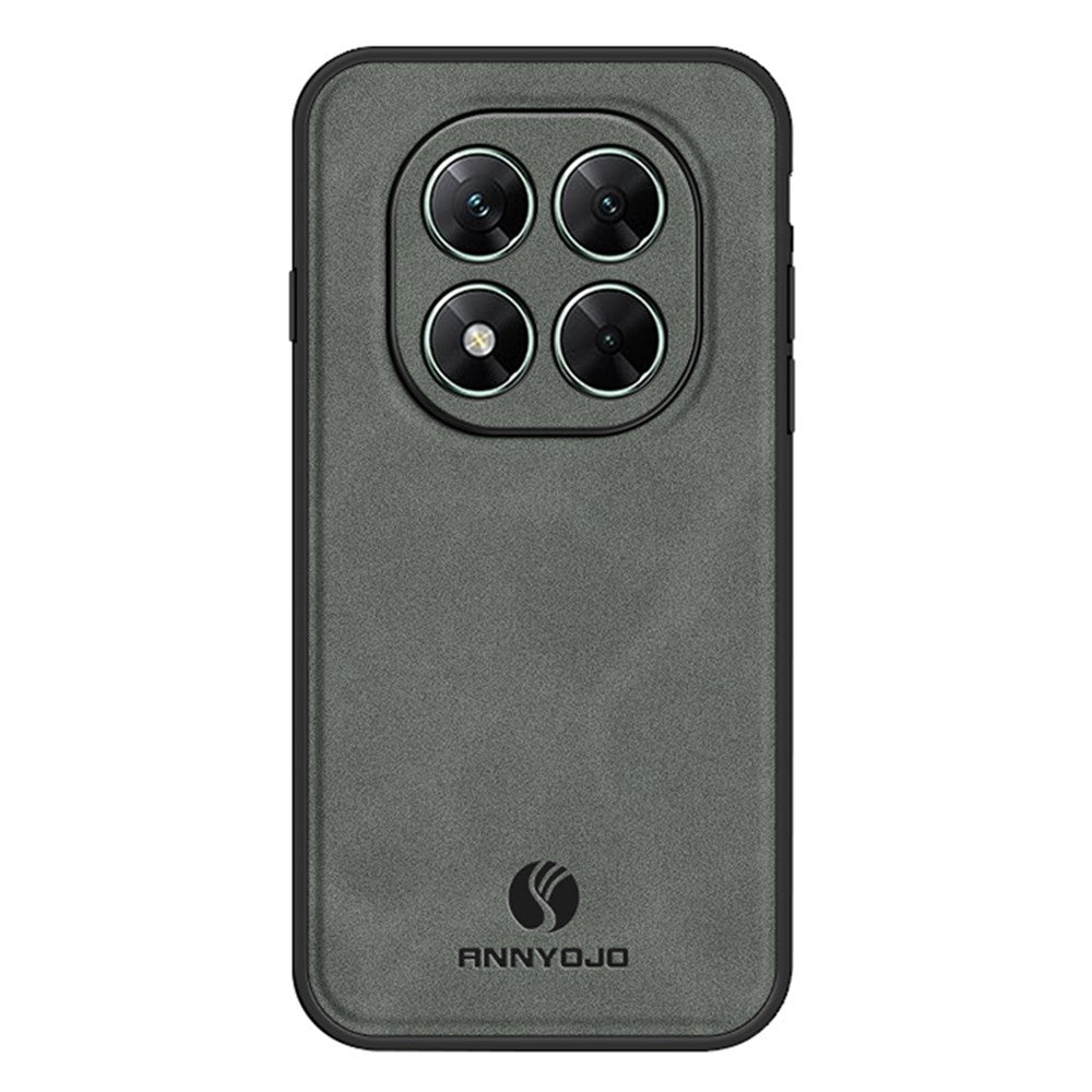 ANNYOJO For Xiaomi Poco X7 5G Case PU Leather + PC + TPU Anti Drop Phone Back Cover