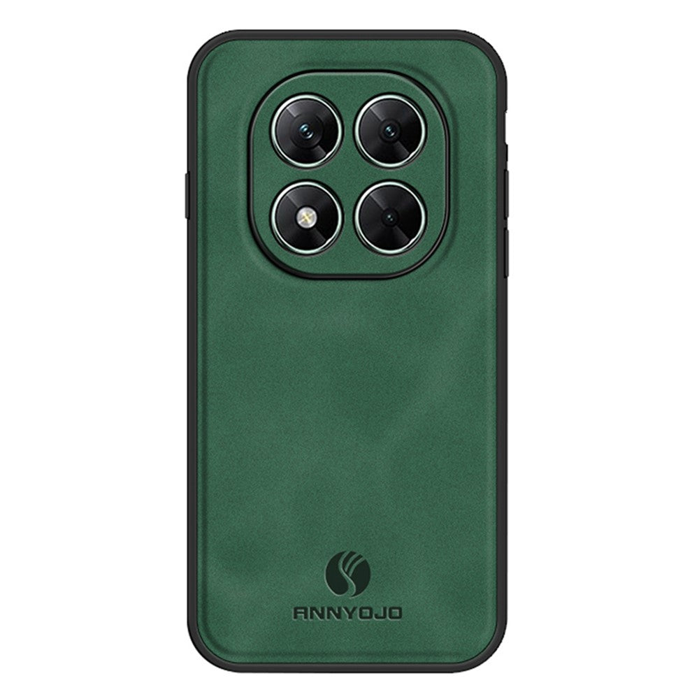 ANNYOJO For Xiaomi Poco X7 5G Case PU Leather + PC + TPU Anti Drop Phone Back Cover