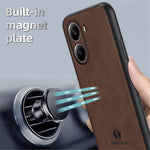 ANNYOJO For Xiaomi Redmi Turbo 4 5G Case PU Leather + PC + TPU Anti Drop Phone Back Cover