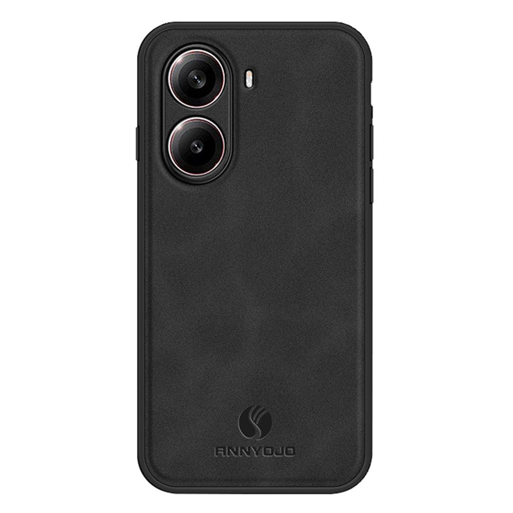 ANNYOJO For Xiaomi Redmi Turbo 4 5G Case PU Leather + PC + TPU Anti Drop Phone Back Cover