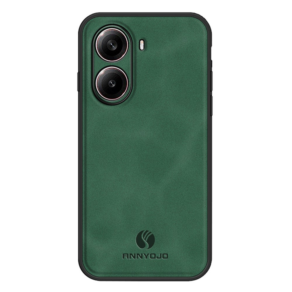 ANNYOJO For Xiaomi Redmi Turbo 4 5G Case PU Leather + PC + TPU Anti Drop Phone Back Cover