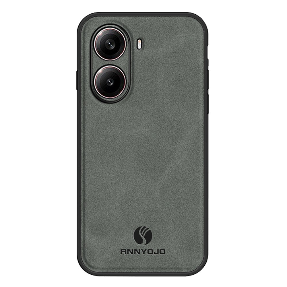 ANNYOJO For Xiaomi Redmi Turbo 4 5G Case PU Leather + PC + TPU Anti Drop Phone Back Cover