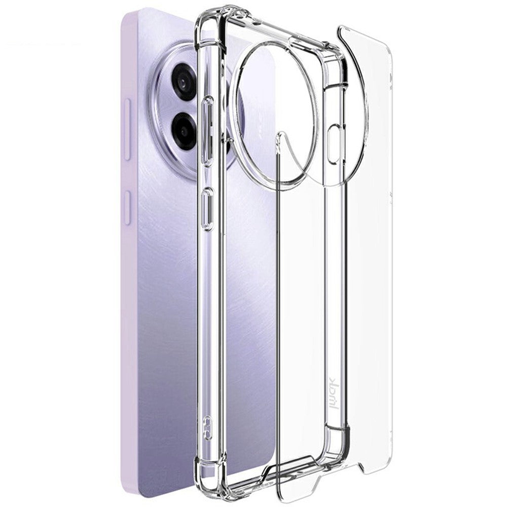IMAK Phone Case For OnePlus Ace 5 5G  /  Ace 5 Pro 5G  /  13R 5G PC + TPU Shockproof Clear Back Cover