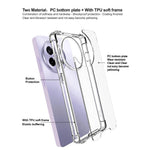 IMAK Phone Case For OnePlus Ace 5 5G  /  Ace 5 Pro 5G  /  13R 5G PC + TPU Shockproof Clear Back Cover