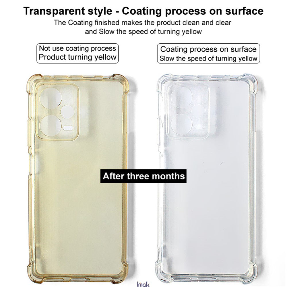 IMAK For Xiaomi Redmi Turbo 4 5G / Poco X7 Pro 5G Case TPU Phone Cover Airbag Shockproof Protection