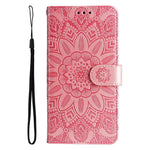 For Xiaomi Redmi Note 14 4G (163.25mm) Case Sunflower Imprint Leather Wallet Phone Cover