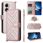 For Xiaomi Poco X7 Pro 5G / Redmi Turbo 4 5G Wallet Case with Shoulder / Wrist Strap Leather Phone Cover Stand