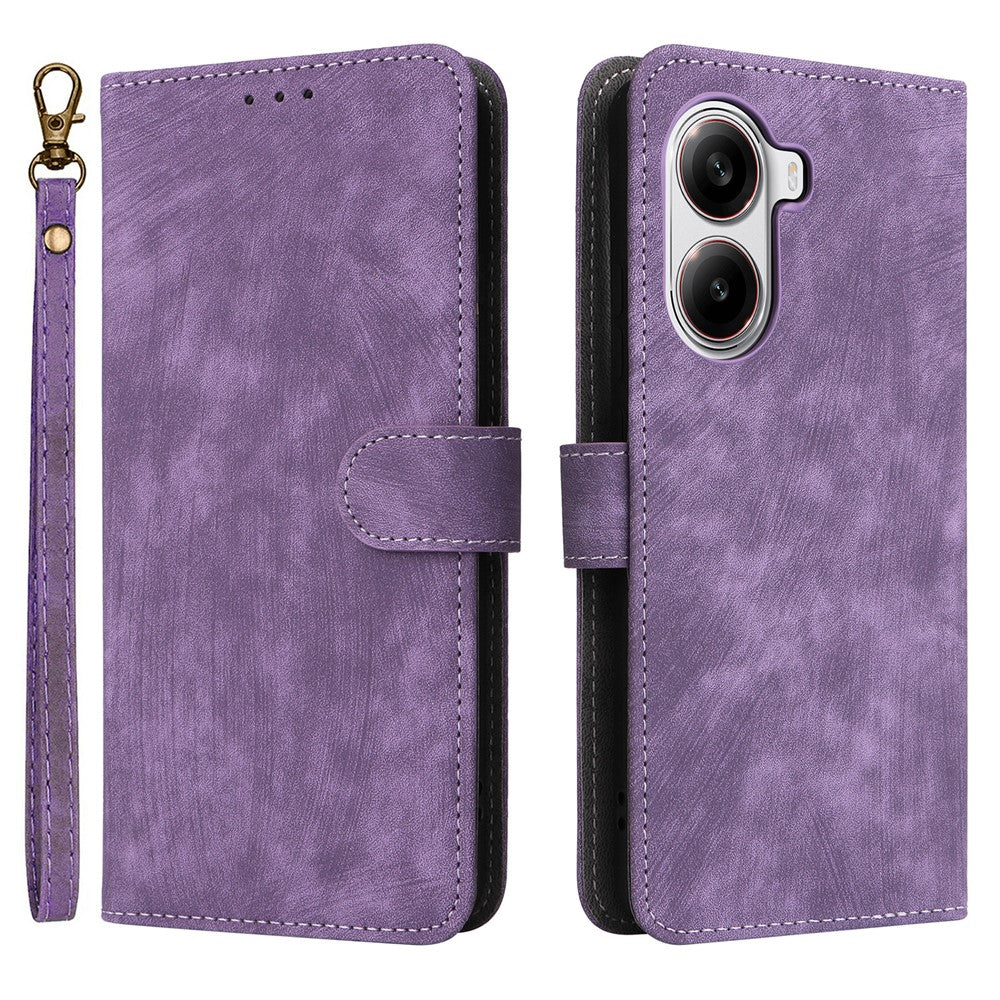 For Xiaomi Poco X7 Pro 5G / Redmi Turbo 4 5G Wallet Case RFID Blocking PU Leather Cover Viewing Stand