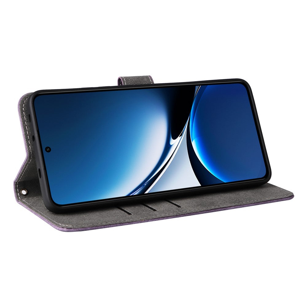 For Xiaomi Poco X7 Pro 5G / Redmi Turbo 4 5G Wallet Case RFID Blocking PU Leather Cover Viewing Stand