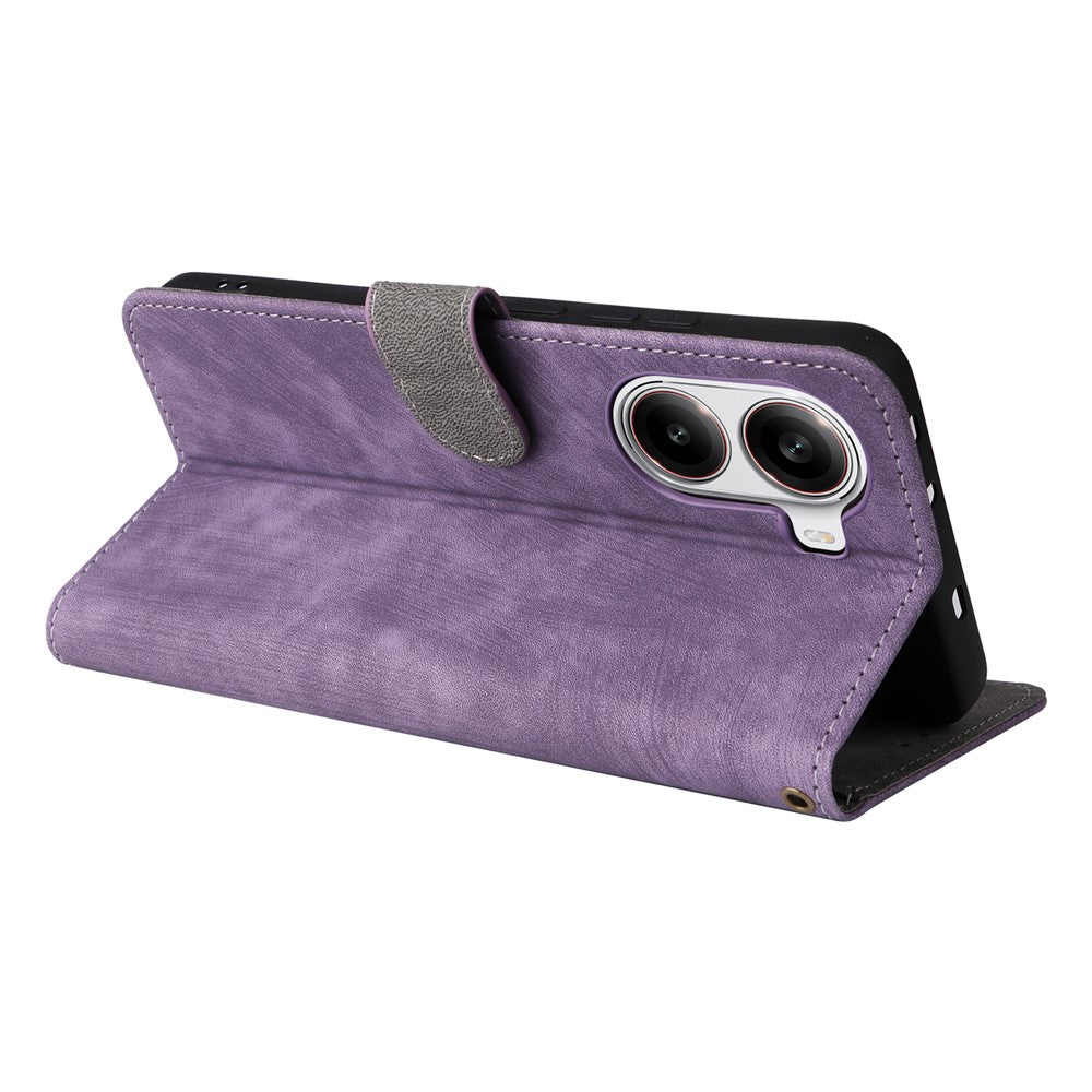For Xiaomi Poco X7 Pro 5G / Redmi Turbo 4 5G Wallet Case RFID Blocking PU Leather Cover Viewing Stand