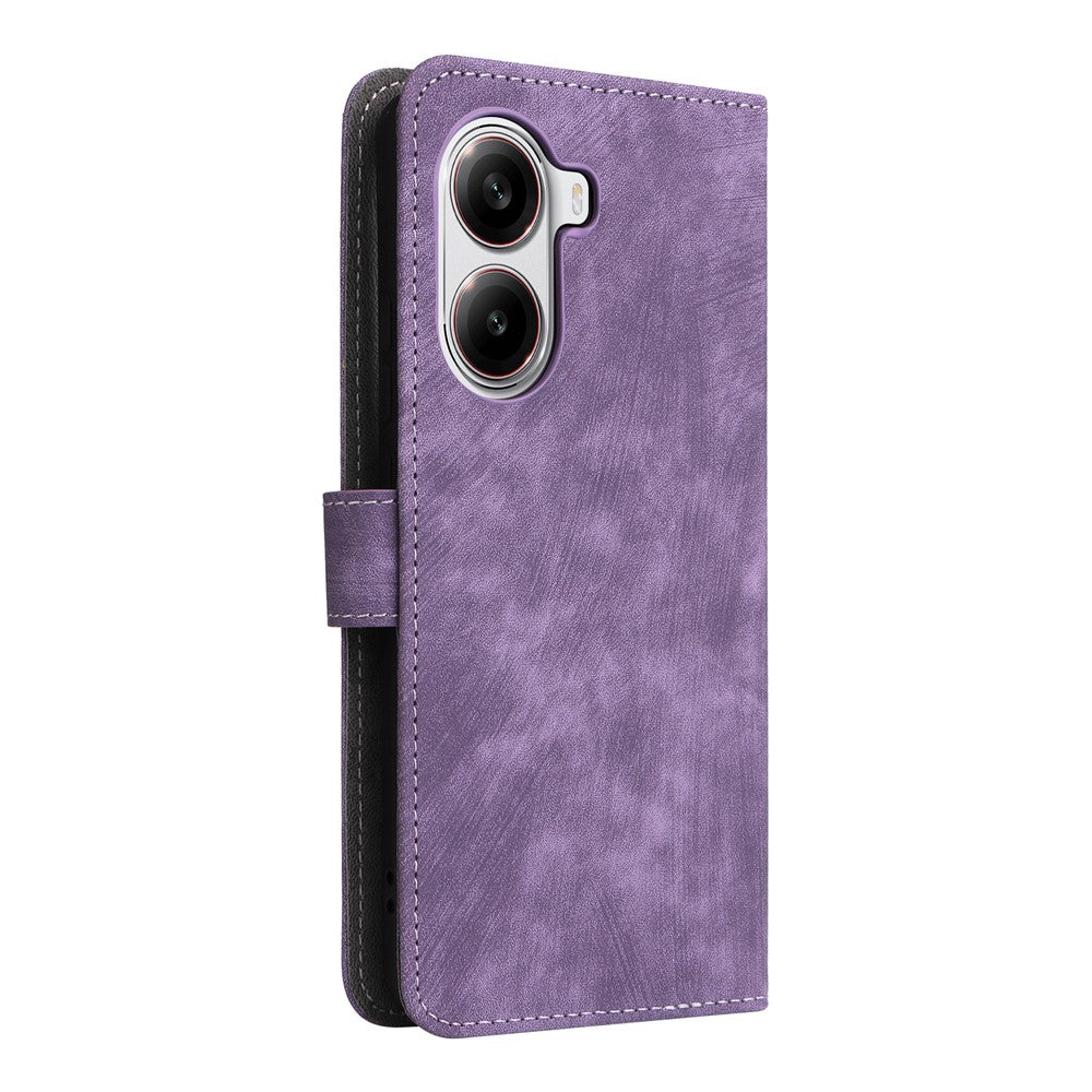 For Xiaomi Poco X7 Pro 5G / Redmi Turbo 4 5G Wallet Case RFID Blocking PU Leather Cover Viewing Stand