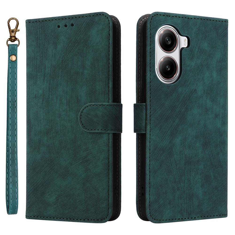 For Xiaomi Poco X7 Pro 5G / Redmi Turbo 4 5G Wallet Case RFID Blocking PU Leather Cover Viewing Stand