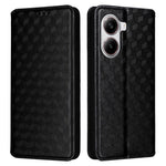 For Xiaomi Poco X7 Pro 5G / Redmi Turbo 4 5G Wallet Case Rhombus Imprinted Leather Phone Cover