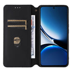 For Xiaomi Poco X7 Pro 5G / Redmi Turbo 4 5G Wallet Case Rhombus Imprinted Leather Phone Cover