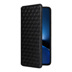 For Xiaomi Poco X7 Pro 5G / Redmi Turbo 4 5G Wallet Case Rhombus Imprinted Leather Phone Cover