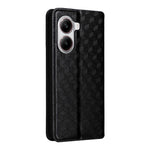 For Xiaomi Poco X7 Pro 5G / Redmi Turbo 4 5G Wallet Case Rhombus Imprinted Leather Phone Cover