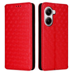 For Xiaomi Poco X7 Pro 5G / Redmi Turbo 4 5G Wallet Case Rhombus Imprinted Leather Phone Cover