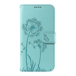 For Xiaomi Redmi Note 14 4G (163.25mm) Leather Wallet Case with Strap Dandelion Imprint Phone Stand Cover