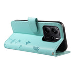 For Xiaomi Redmi Note 14 4G (163.25mm) Leather Wallet Case with Strap Dandelion Imprint Phone Stand Cover