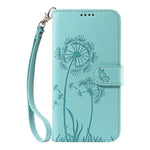 For Xiaomi Redmi Note 14 4G (163.25mm) Leather Wallet Case with Strap Dandelion Imprint Phone Stand Cover