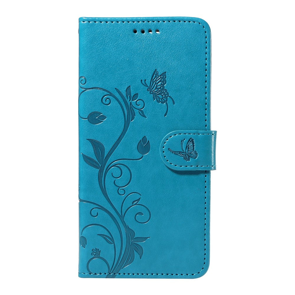 For Xiaomi Redmi Note 14 4G (163.25mm) PU Leather Cases Flower Pattern Wallet Stand Phone Cover with Strap