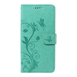 For OnePlus 13 PU Leather Cases Flower Pattern Wallet Stand Phone Cover with Strap
