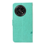 For OnePlus 13 PU Leather Cases Flower Pattern Wallet Stand Phone Cover with Strap
