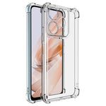 IMAK UX-4 Series TPU Case for Xiaomi Redmi Note 13R 5G / 13 4G / Poco M6 4G Straight Frame Clear Phone Cover