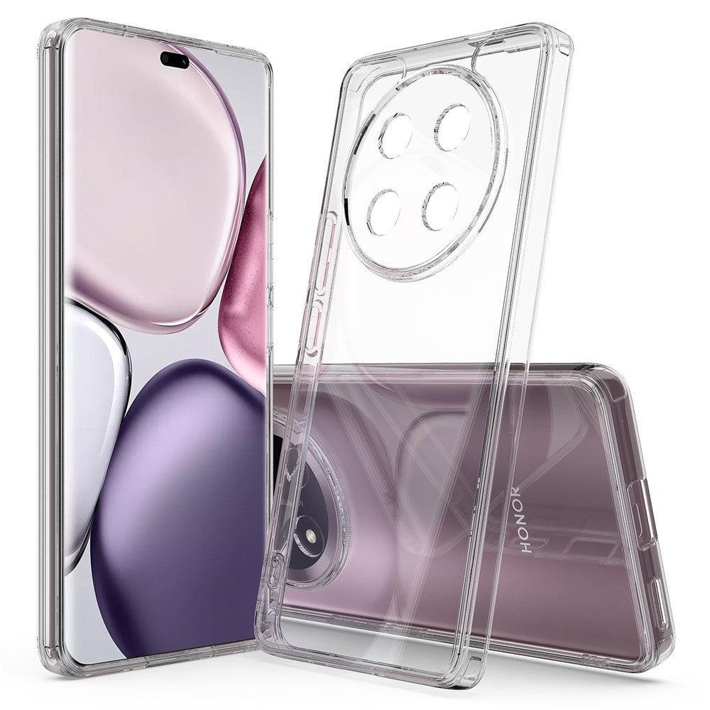 For Honor Magic7 Lite 5G / X9c 5G / X60 Pro 5G Clear Phone Case TPU+Acrylic Shockproof Phone Back Cover