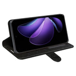 Oppo Reno13 F 5G (Reno 13 FS 5G) / 4G Plånboksfodral Crazy Horse Texture Stand Lädermobilskal