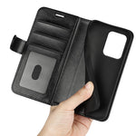 Oppo Reno13 F 5G (Reno 13 FS 5G) / 4G Plånboksfodral Crazy Horse Texture Stand Lädermobilskal