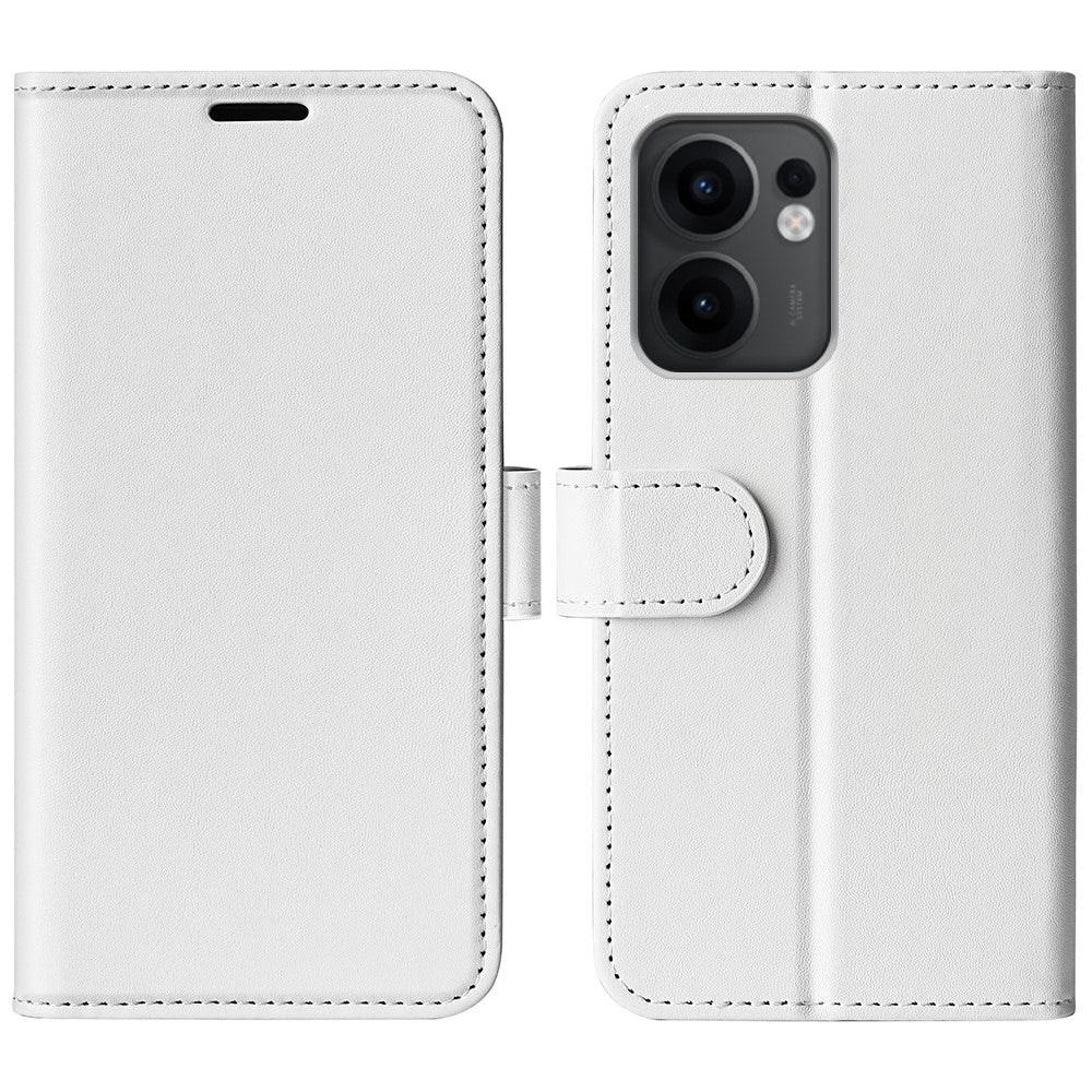 Oppo Reno13 F 5G (Reno 13 FS 5G) / 4G Plånboksfodral Crazy Horse Texture Stand Lädermobilskal