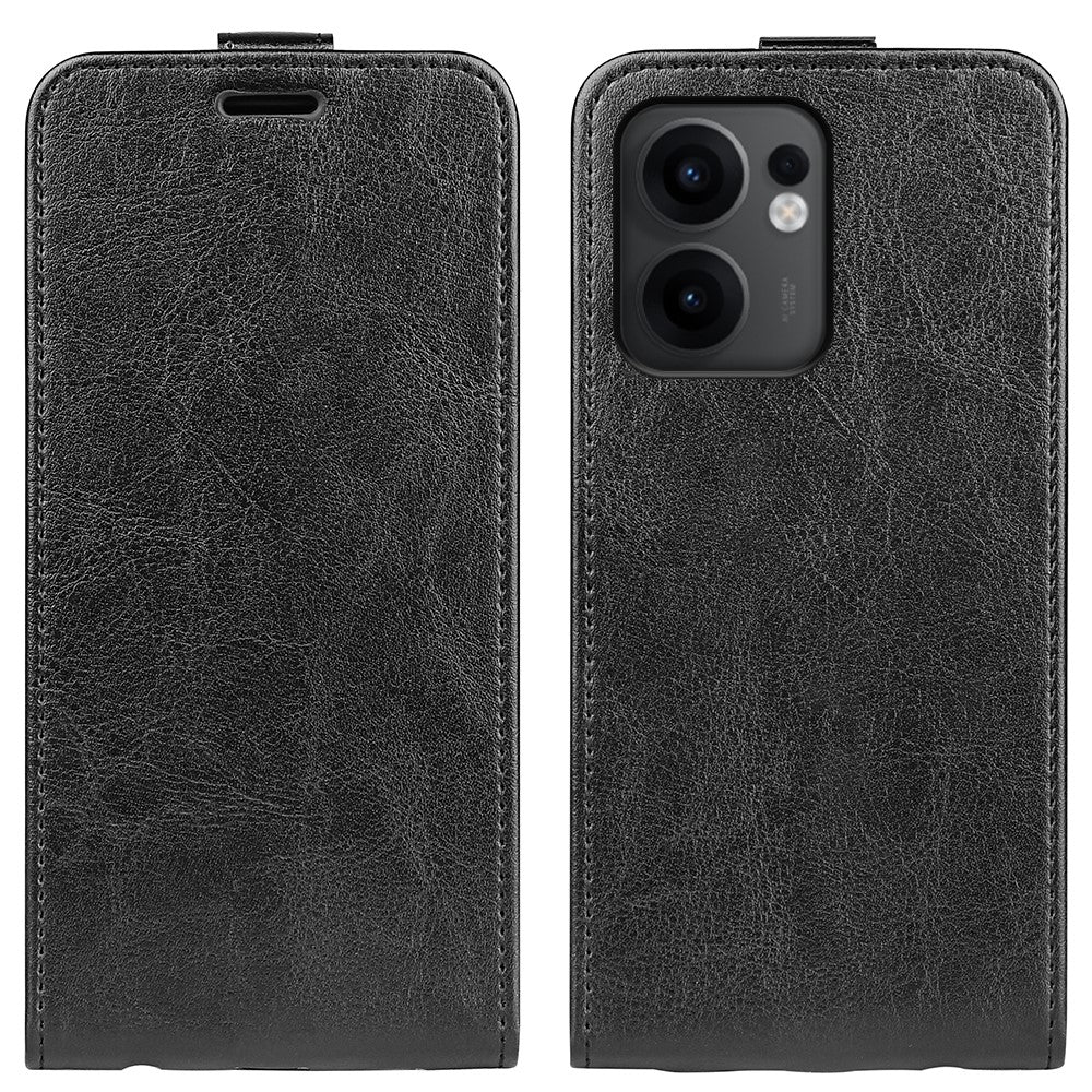 Etui til Oppo Reno13 F 5G (Reno 13 FS 5G) / 4G med kortpladser, lodret flip-lædercover til mobil