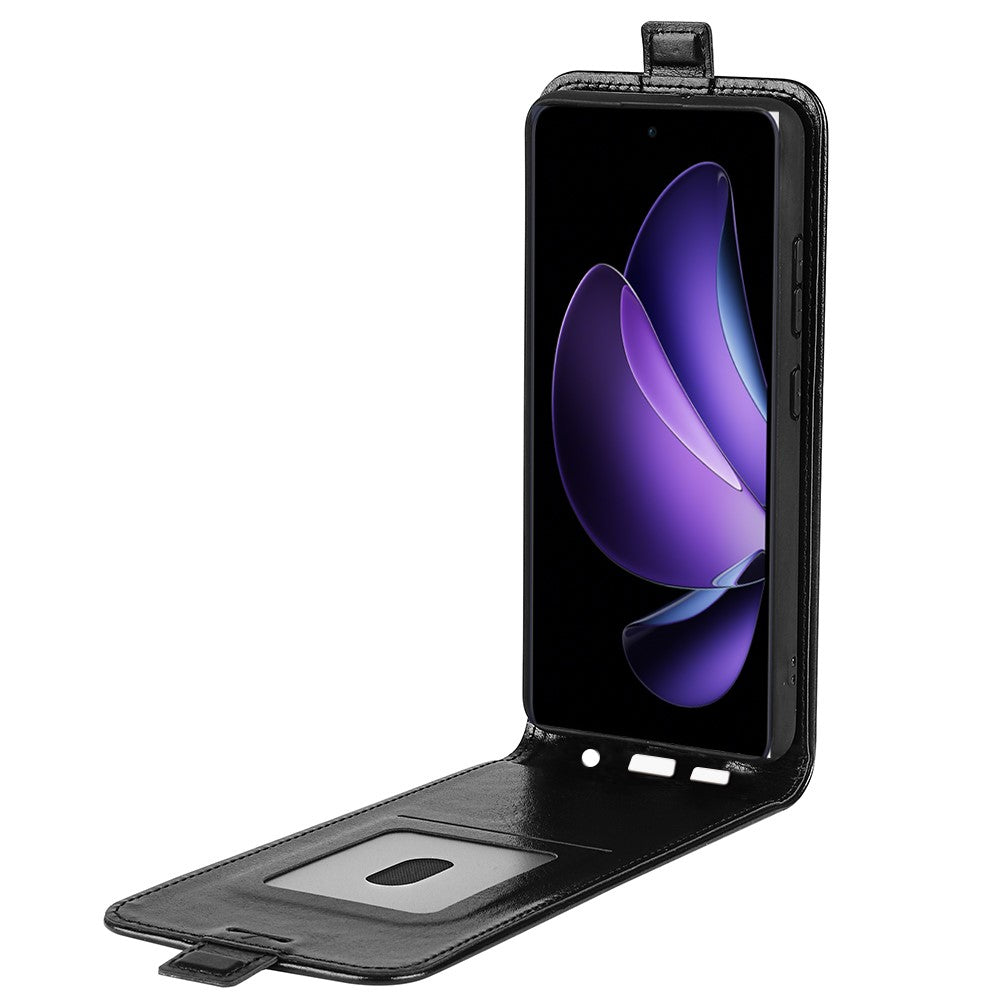 Etui til Oppo Reno13 F 5G (Reno 13 FS 5G) / 4G med kortpladser, lodret flip-lædercover til mobil