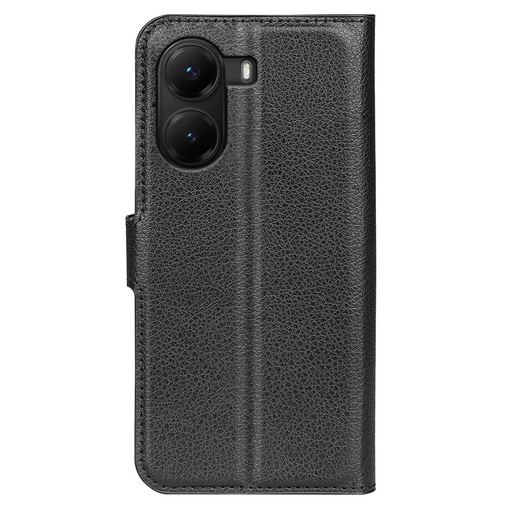 For Xiaomi Poco X7 Pro 5G Case Litchi Texture Shockproof Leather Wallet Phone Cover