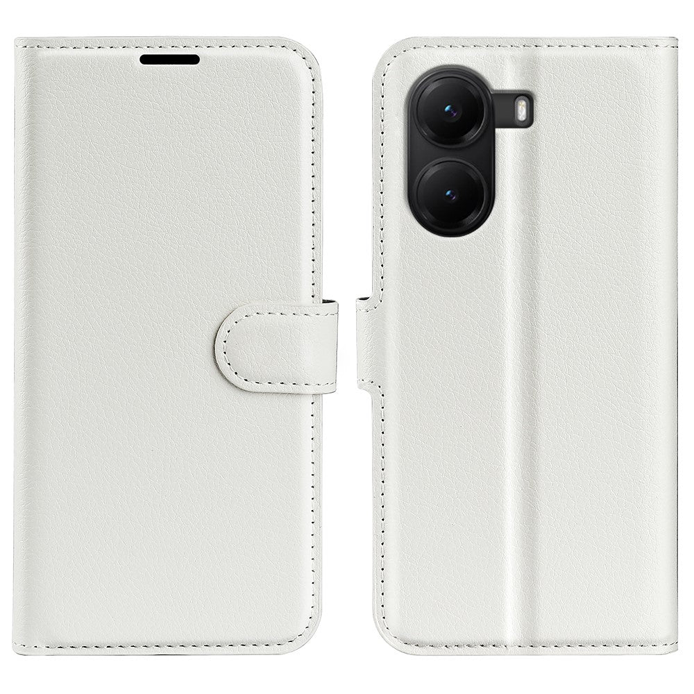 For Xiaomi Poco X7 Pro 5G Case Litchi Texture Shockproof Leather Wallet Phone Cover