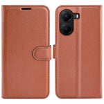 For Xiaomi Poco X7 Pro 5G Case Litchi Texture Shockproof Leather Wallet Phone Cover
