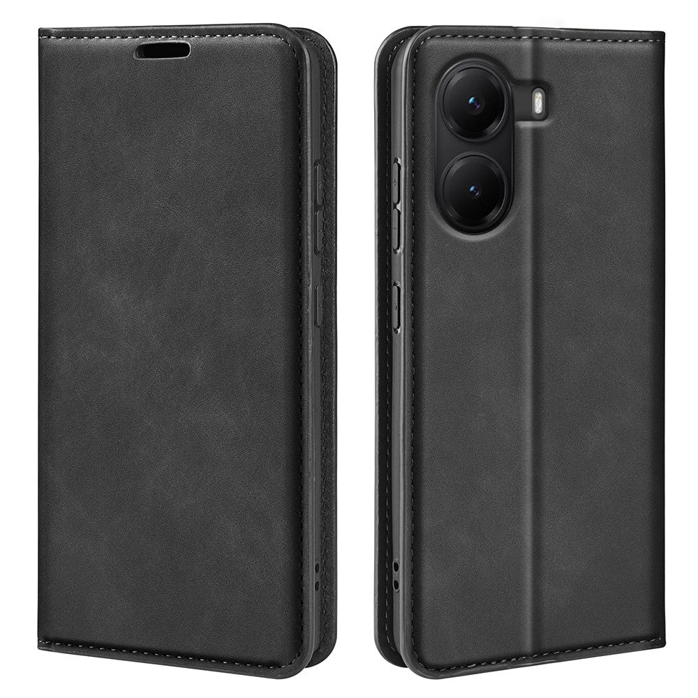 For Xiaomi Poco X7 Pro 5G Case Skin Touch Leather Wallet Phone Cover