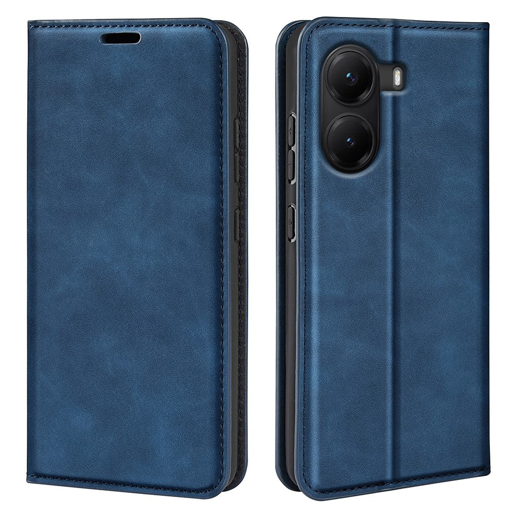 For Xiaomi Poco X7 Pro 5G Case Skin Touch Leather Wallet Phone Cover